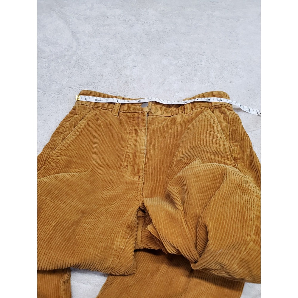 Everlane Tan Corduroy Cropped Pants Women Small 28 Classic Capsule Academia Boho - Picture 7 of 10